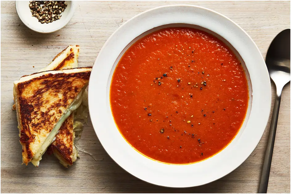 Grilled Cheese And Tomato Soup