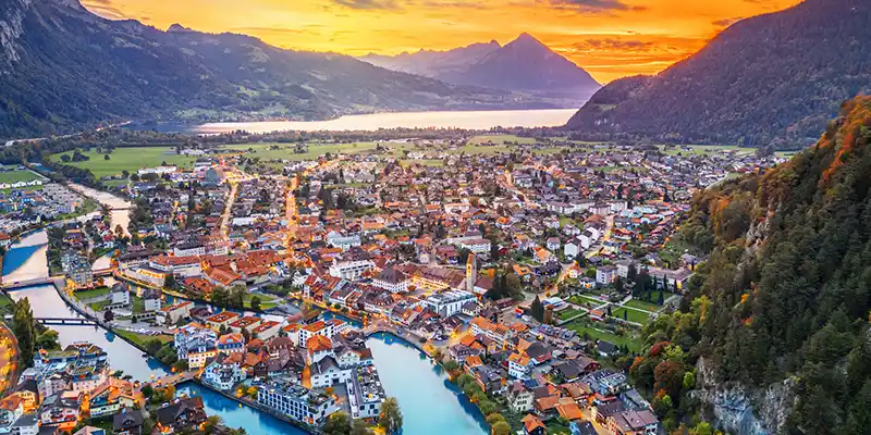 Interlaken - places to visit in Switzerland
